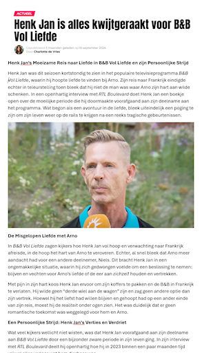 Interview op Blijned.nl